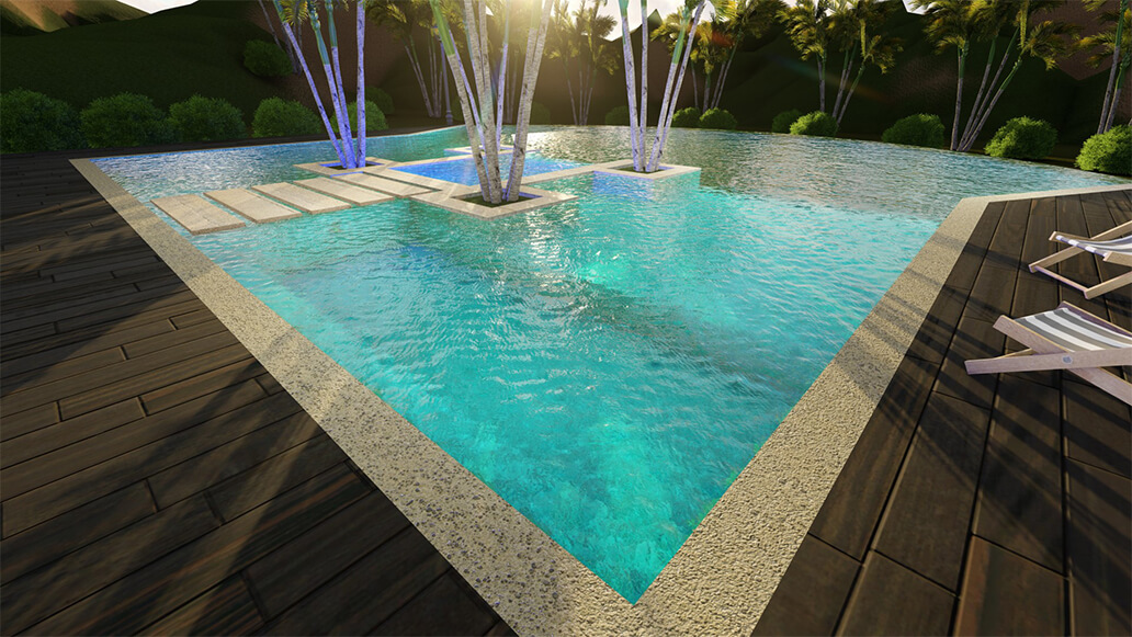 Pool and spa designs in Panama