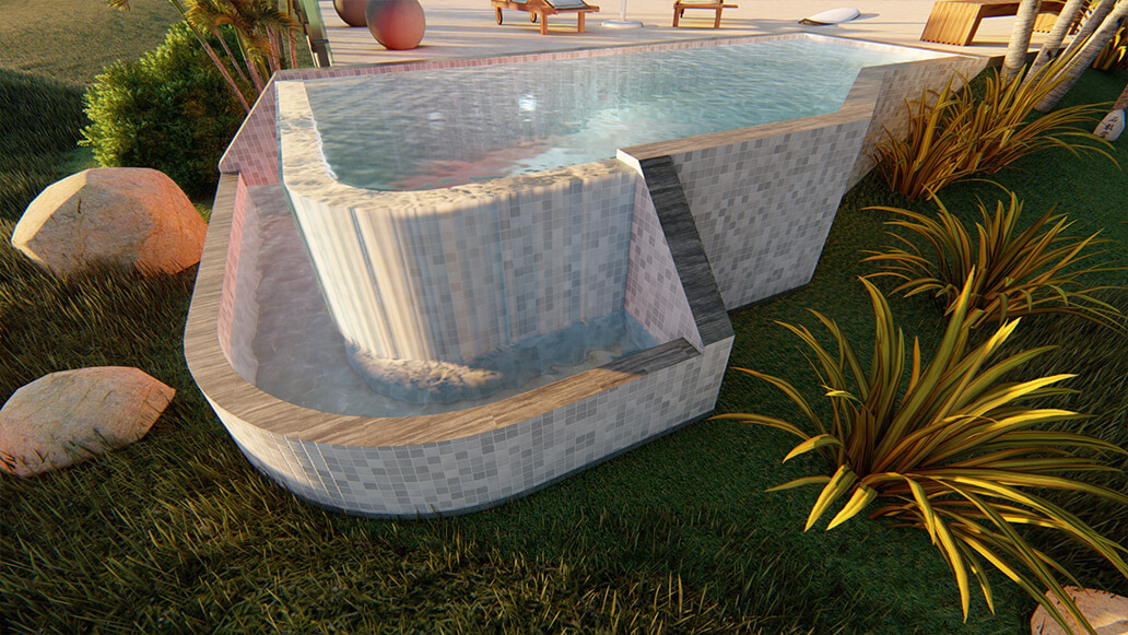 Design of pools and spas in Costa Rica